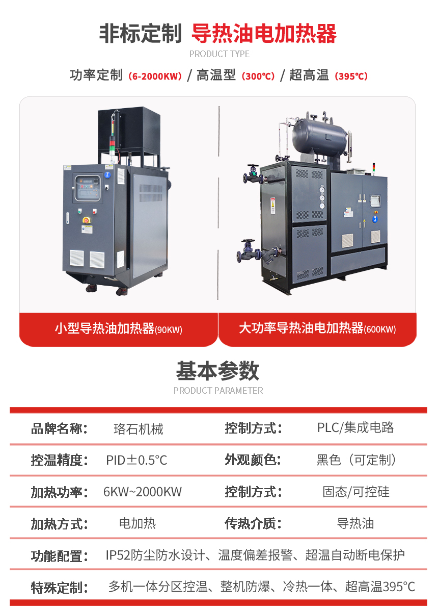 導熱油電加熱器參數(shù)